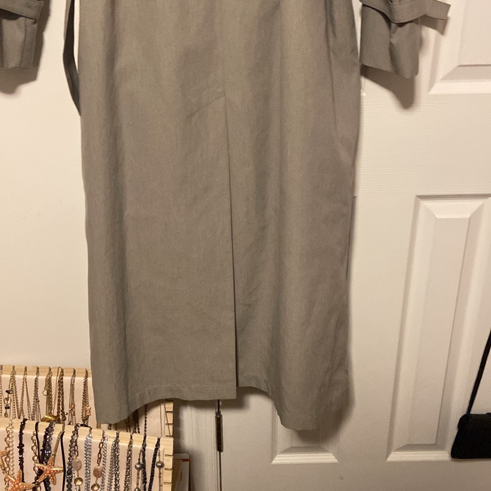 Vintage London Fog trench coat Ashley khaki coat Sz 10 & fits M - L - Picture 10 of 16